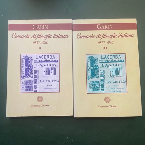Eugenio garin cronache - eugenio, garin,