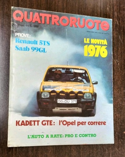 Quattroruote 1976 gennaio - 1976,
