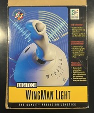 JOYSTICK LOGITECH WINGMAN LIGHT PC  COMPUTER  15 PIN - VINTAGE  Testato