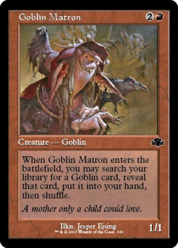 Mtg goblin matron 323 exc - exc,