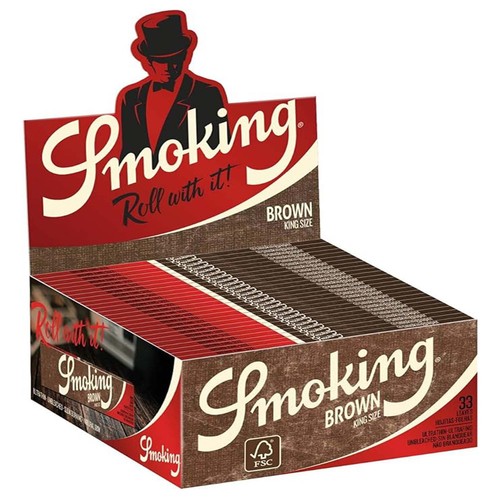 Cartine smoking marrone lungh - cartine,