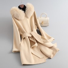 Cappotto lungo lana donna