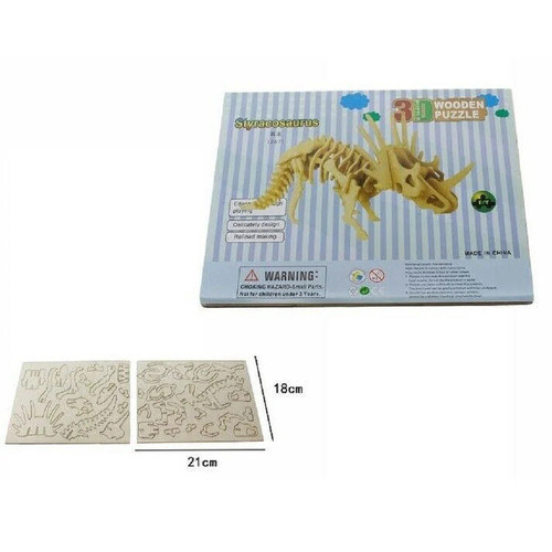 Puzzle legno stiracosauro - legno,