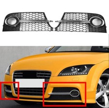 Compatibile con 11-14 Audi TT MK2 S-LINE TTS 11-14 paraurti anteriore fendinebbia griglia nido d'ape
