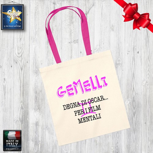 Shopper borsa cotone - shopper, gemelli