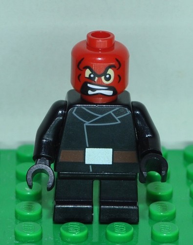 Lego minifigura red - lego, skull