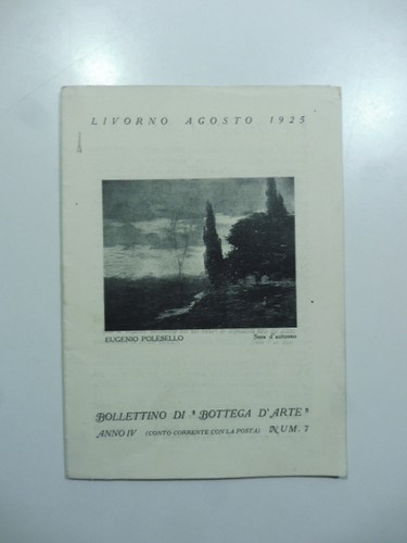 Bollettino bottega arte - bollettino, d'arte