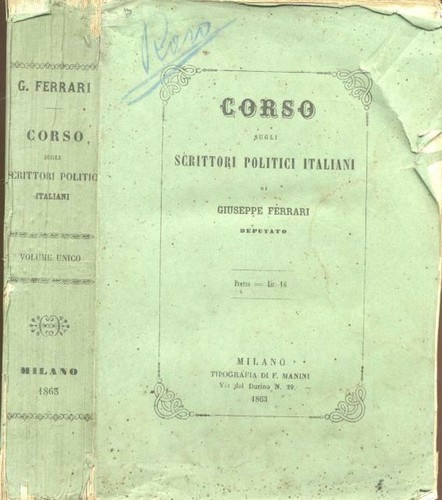 Ferrari giuseppe corso sugli - giuseppe.,