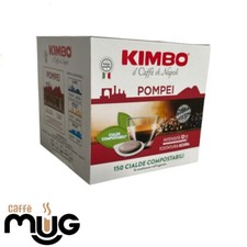 Caffè Kimbo 150 Cialde ese 44 mm Filtro Carta Miscela Pompei
