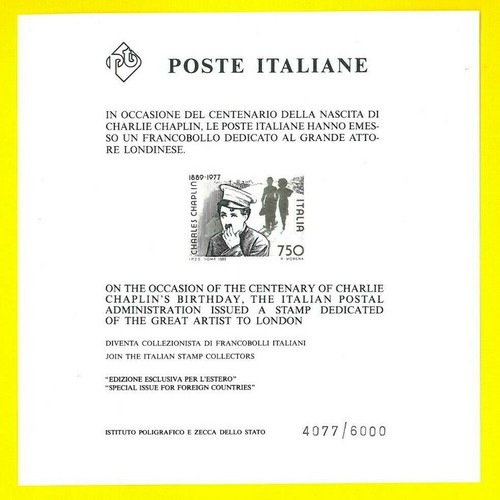 Italia 1989 foglietto - -,