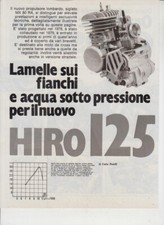 advertising TEST MOTORE HIRO 125 MX 80 RA 1980-MOTOCROSS ENDURO EPOCA