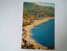 Cartolina Taormina la spiaggia