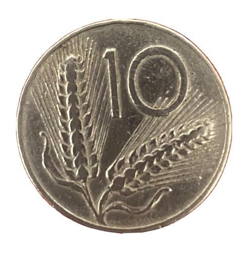 Moneta dieci lire - dieci, del