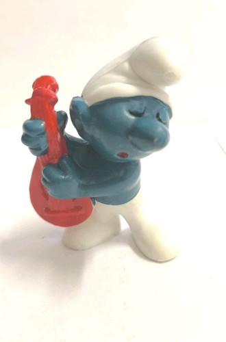 Puffo con mandolino - mandolino, cod.20013