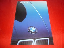 BMW Serie 3 E30 Berlina 325i 4 Ruote Brochure Depliant Folletto del 1985