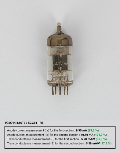 Tubo nos 12at7wa ecc81 - nos,
