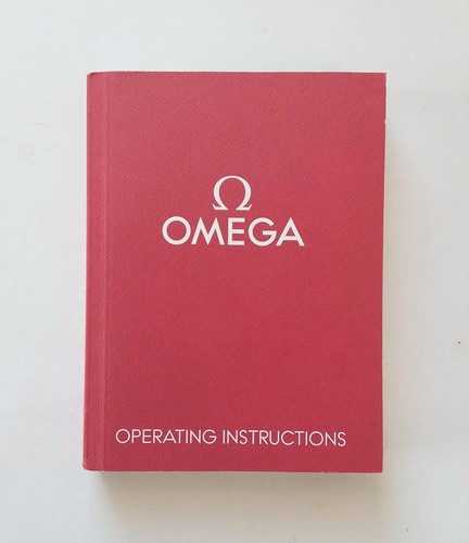 Omega booklet manual - manual, libretto