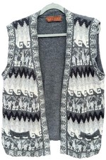 Gilet vintage in maglia di