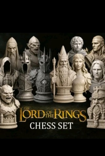 Lord the ring chess - the,