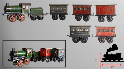 Set treno orologeria - set,