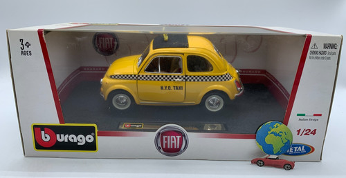 Bburago fiat 500l taxi - fiat,