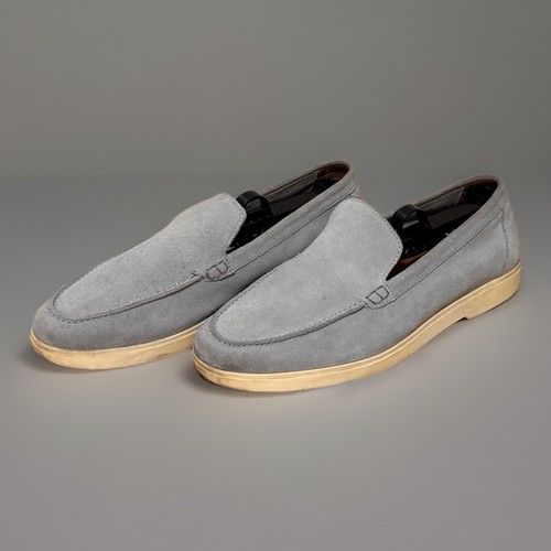Mocassini casual suede blu - in,