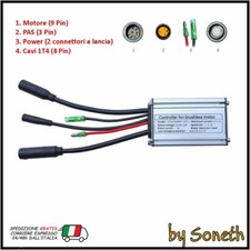 CENTRALINA MOTORE KT36/48 EBIKE BICI BICICLETTA ELETTRICA SCOOTER IMPERMEABILE