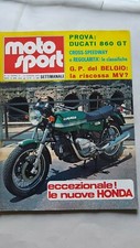 Moto Sport 41.1975 rivista Prova Ducati 860 GT