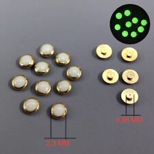 PERLA COLOR ORO PER GHIERA CERAMICA ROLEX SUBMARINER  LUMINESCENZA VERDE O BLU'