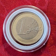 2007 Moneta 1 Euro Spagna Espana circolata errore conio