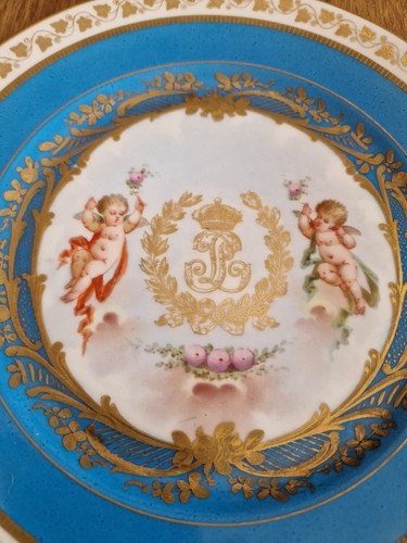 Superbe assiette porcelaine - assiette, en