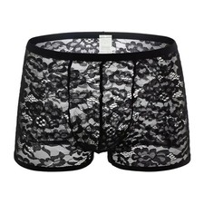 Boxer Uomo in Pizzo Floreale