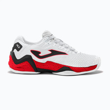 JOMA SCARPE DA TENNIS E PADEL - JOMA T.ACE CLAY - 2302 WHITE/RED