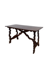 Tavolo fratino in noce - scrittoio frattinato - epoca XVIII secolo / 700