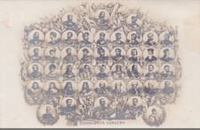 ICONOGRAFIA SABAUDA - Albero Genealogico Re d'Italia, Cartolina