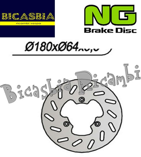 17146 disco freno posteriore - -,
