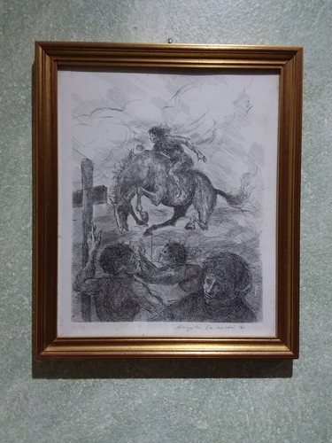 Quadro matita su cartoncino - ,