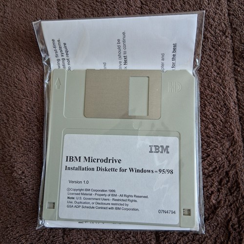 Ibm microdrive dischetto - ibm, di