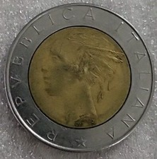 Italy 500 lire plazza - -,