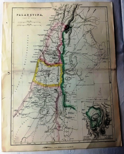 15244 mappa palestina vedi - -,
