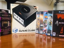 ?NINTENDO GAMECUBE lotto Con 8 Giochi PAL ITA Memory Card 2 Joypad Evil Kart