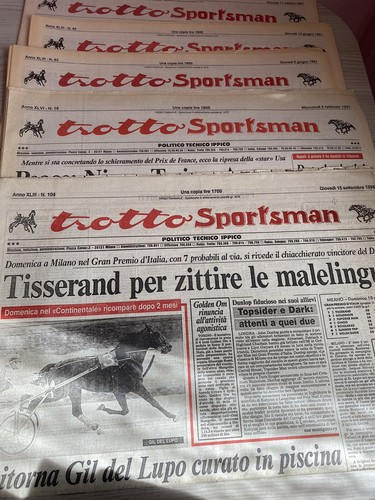 Lotto giornali cavalli - 10,