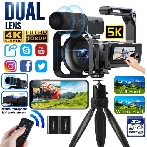 Videocamera doppia lente - , 5k
