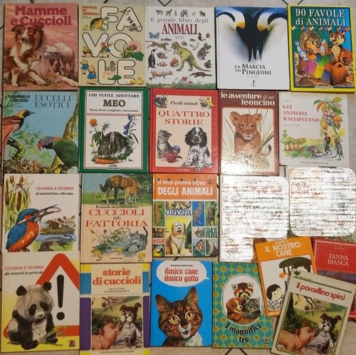 Lotto libri animali - 20,
