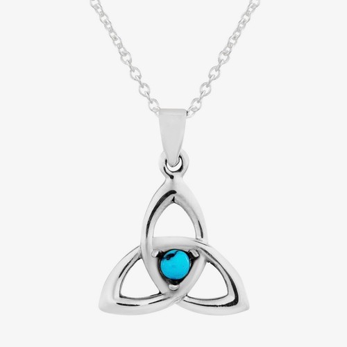 Triquetra dea turchese argento - triquetra,