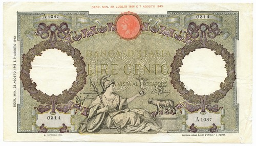 100 lire capranesi aquila - capranesi,
