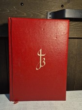 The Jerusalem Bible Illustrations by Salvador Dali 1970, Red Hardcover