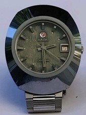 Orologio Rado Diastar /Data /Automatico Fabbricazione Svizzera In Acciaio 1970.