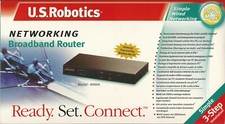 U.S. Robotics Networking Broadband Router  Print server Model 8000A  USR848000A