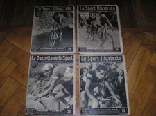 LOTTO 4 NUMERI SPORT GAZZETTA ILLUSTRATO VITTORIE FAUSTO COPPI 1948 1949 1950